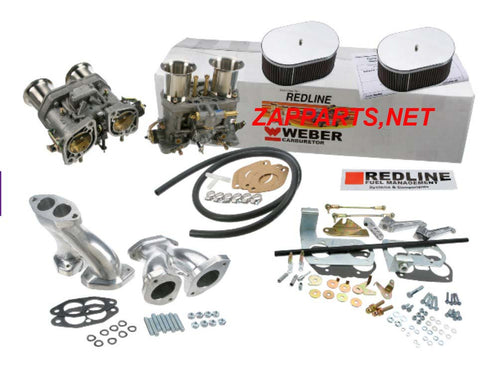 REDLINE DUAL WEBER 44 MM IDF CARBURETORS K 1319, Carburetor KIT